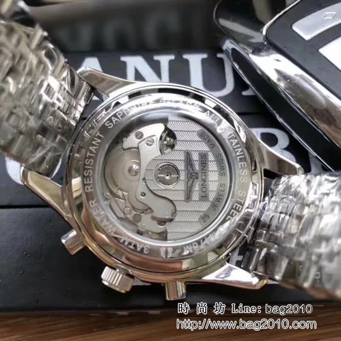 LONGINES浪琴 獨家品質 六針商務款 男士腕表 WSS0199